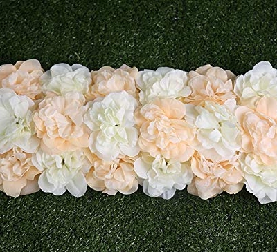 Product: Artificial and Dried Flower Dahlia 12colors 10pcs/lot Large Wedding Road Lead Flower Arrangement Wedding Arch Backdrop Props Decorative Silk Flower - ( Color: )