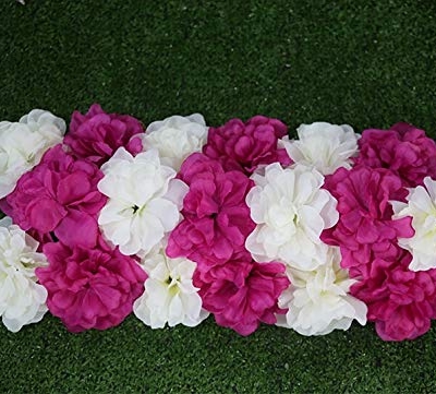 Product: Artificial and Dried Flower Dahlia 12colors 10pcs/lot Large Wedding Road Lead Flower Arrangement Wedding Arch Backdrop Props Decorative Silk Flower - ( Color: )