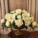 Product: Grande Cream Floral Design with Magnolias and Roses AR431