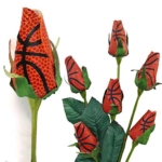 Product: Basketball Rose (Pack of 6) - Handmade, Original Design by Sports Roses
