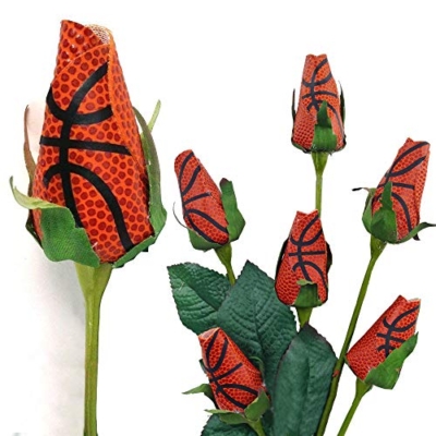 Product: Basketball Rose (Pack of 6) - Handmade, Original Design by Sports Roses