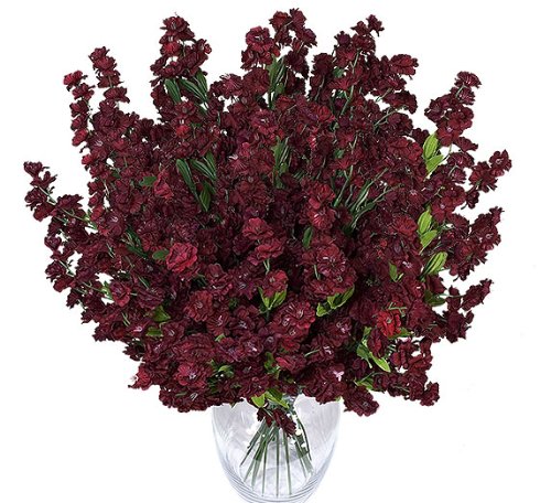 Product: 1920 Baby's Breath Gypsophila Artificial Silk Flowers_Burgundy/Red