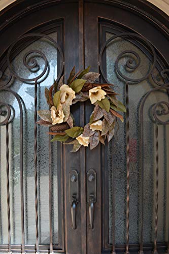Product: Admired By Nature 24" Magnolia Pine for Home Office Front Door Wreath, Wall Hanging Arrangement Decoration