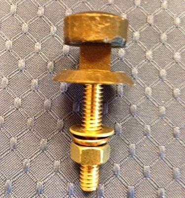 Product: Crypt Mausoleum Vase & Yellow Rose Silk Flowers with Button Bolt Support