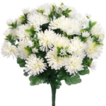 Product: 15" Mum Bush x24 Cream (Pack of 12)