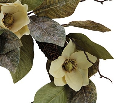 Product: Admired By Nature 24" Magnolia Pine for Home Office Front Door Wreath, Wall Hanging Arrangement Decoration