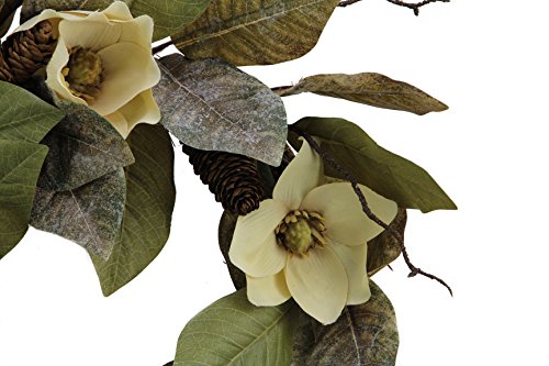 Product: Admired By Nature 24" Magnolia Pine for Home Office Front Door Wreath, Wall Hanging Arrangement Decoration