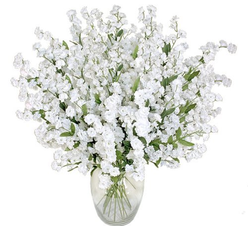 1920 Baby's Breath Gypsophila Artificial Silk Flowers_White - Artificial Flower Arrangements Product: 1920 Baby's Breath Gypsophila Artificial Silk Flowers_White