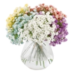 Product: VINFUTUR Set of 6 Artificial Gypsophila Babies Breath Artificial Flowers Bouquets Wedding and Birthday DIY Decoration – Multi-Coloured