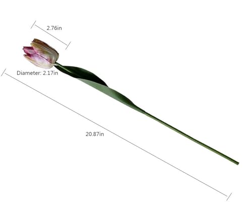 Product: 12 Heads Real Touch Tulip Bouquet,Artificial Flower Bundle for Wedding Party Decor Table Floral Centerpiece(NO VASE) for Wedding/Home Decoration(10stems,Pink)