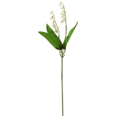 Product: DUYHBAWRS Simulated Lily of The Valley Plastic Flower, Single Bell Orchid, Tactile Wind Chime Flowerdecorative