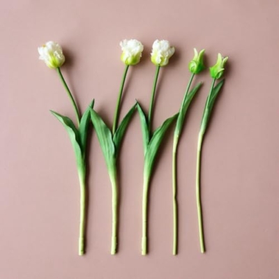 Product: 3 Bunches Artificial Tulip Bouquet, Real Touch Flower Bundle for Home Decor Wedding Party DIY Bouquet for Wedding/Home Decoration