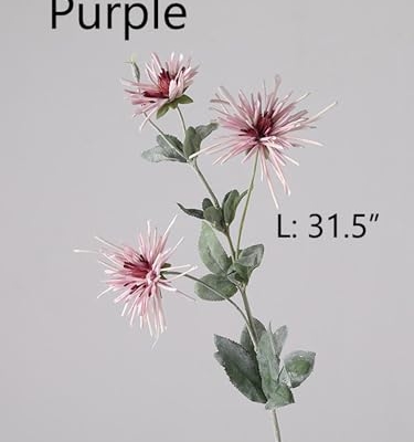 Product: 6 Stems Artificial Chrysanthemum Spray, Autumn Artificial Flower for Home Wedding Party Arrangement, Table Centerpiece Used for Dining Table Center, Wedding Parties, and(Pink)