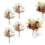 Product: Beautiful Flower Quiet Bridesmaid Bouquet, 7Pcs Artificial Floral Centerpiece for Wedding Bouquets, Ceremonies and Anniversary Proposals Used for Home Decoration, Weddings