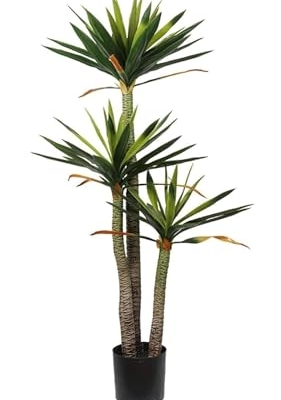 Product: GenSDH Artificial Tree 4.7Ft Artificial Trees Simulated Gladiolus Tree Lifelike Fake Tree for Indoor Outdoor Home Artificial Plant Decoration