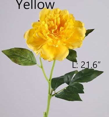 Product: 6 Stems Real Touch Peony Flower Spray with Leaves, Artificial Bridal Bouquet for Home Wedding Party Arrangement, Table Centerpiece for Wedding/Home Decoration(Pink)