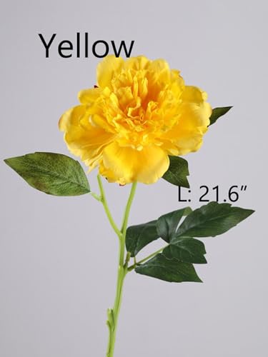 Product: 6 Stems Real Touch Peony Flower Spray with Leaves, Artificial Bridal Bouquet for Home Wedding Party Arrangement, Table Centerpiece for Wedding/Home Decoration(Pink)