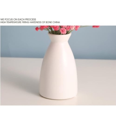 Product: SHUawan Artificial Plum Blossom Flowers with Ceramic Vase – Lifelike Silk Bouquet Faux Plants for Home Table Party Décor