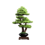 Product: MOOWI Artificial Bonsai Tree Simulation Welcome Pine Bonsai Ornaments Living Room Entrance Hotel Landscape Indoor Fake Potted Plants Artificial Trees Plants