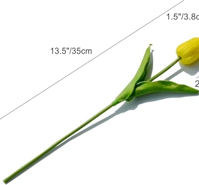 Product: Beautiful Flower Romantic Tulips and Calla Lilies, 20Pcs Artificial Flowers, for Table Center, Indoor and Outdoor, Home Floral Decoration (No Vase) Used for Home Decoration, Weddings