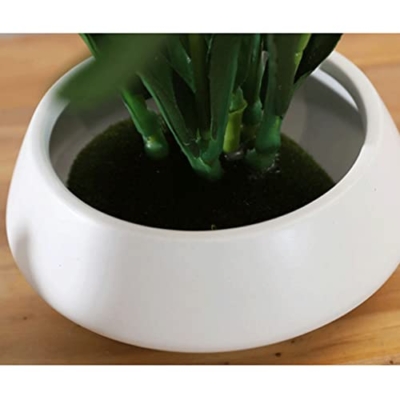 Product: LMJYU Artificial Flowers for Decoration Artificial Daffodils Flowers with Ceramic Vase Narcissus Fake Silk Flower Arrangement