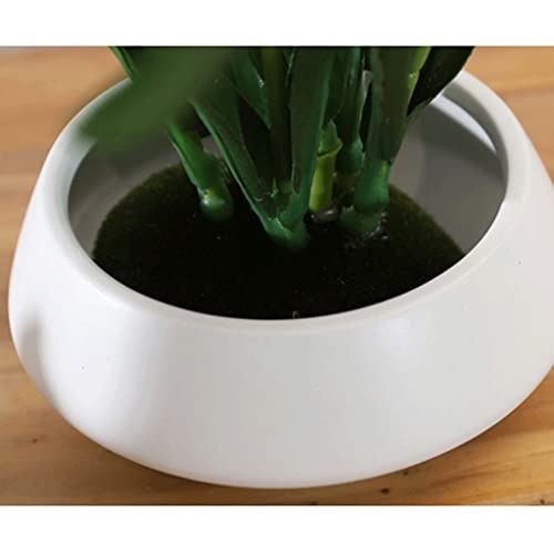 Product: LMJYU Artificial Flowers for Decoration Artificial Daffodils Flowers with Ceramic Vase Narcissus Fake Silk Flower Arrangement
