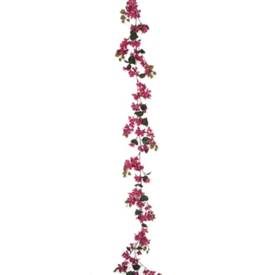 Product: SilksAreForever 9'6" UV-Proof Outdoor Artificial Bougainvillea Garland Deluxe -Lavender/Fuchsia (Pack of 4)