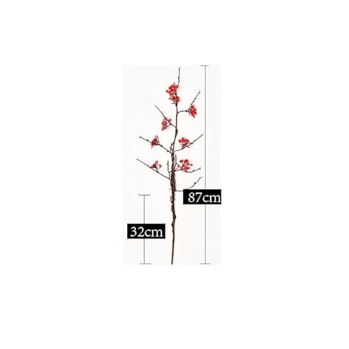 Product: DUYHBAWRS Simulated Cherry Blossom Rattan Branch Home Decoration, Dried Branches, Tea Room Fake Flower Decorations(Black)