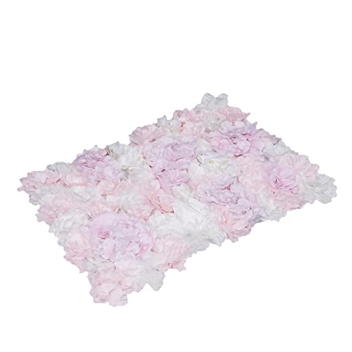 Product: LyteNest Artificial Flower Wall Panel Set of 12 with Realistic Dahlia Rose Hydrangea Flowers for Indoor Outdoor Decoration Privacy Screen Backdrop