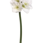 Product: 29" Handwrapped Silk Amaryllis Flower Spray -White (pack of 6)