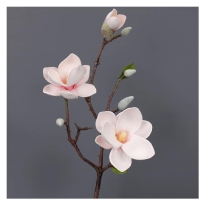 Product: DUYHBAWRS Simulated Single Branch Magnolia, Realistic Artificial Flower Home Decoration Vase,(E)
