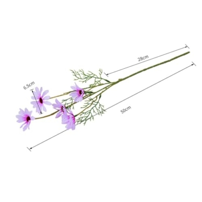 Product: 10 Pcs Artificial Daisy Flowers, Silk Faux Cosmos Chamomile for Home, Garden & Wedding Decoration (50cm)
