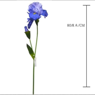 Product: DUYHBAWRS Simulated Flower Decorations, Single Branch Artificial Flowers, Wedding Decorations, Iris Flowers(A)