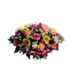 Product: Jucgghk Vivid and Realistic Floral Art 36" Pink Cemetery Headstone Flower Saddle,Artificial Cemetery Flower Saddles for Graves,Outdoor Tombstone Headstone Decorations