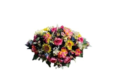 Product: Jucgghk Vivid and Realistic Floral Art 36" Pink Cemetery Headstone Flower Saddle,Artificial Cemetery Flower Saddles for Graves,Outdoor Tombstone Headstone Decorations