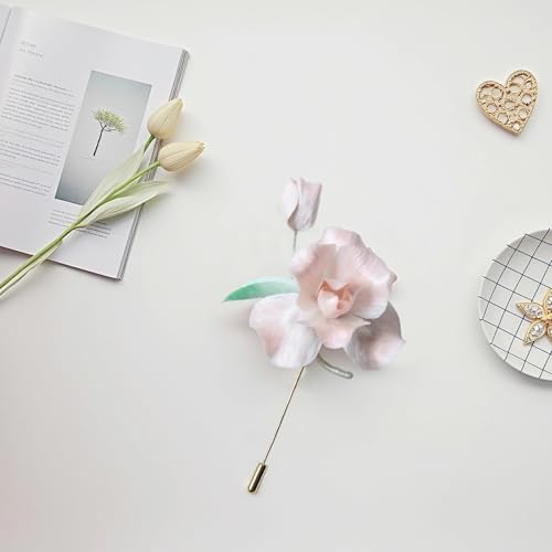 Silky Flower Store Handmade Silk Iris Brooch, Cultural Heritage Cheongsam Suit Coat Accessory, Mulberry Silk Flower Pin, 11cm 2 2 Product: Silk Brooch, Iris, Cultural Heritage, Handmade, Mulberry, Cheongsam Suit Coat Accessory