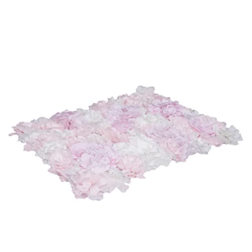 Product: LyteNest Artificial Flower Wall Panel Set of 12 with Realistic Dahlia Rose Hydrangea Flowers for Indoor Outdoor Decoration Privacy Screen Backdrop
