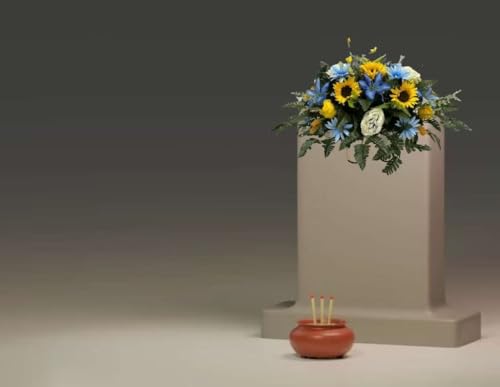 Product: Jucgghk Vivid and Realistic Floral Art Spring Cemetery Flowers,Grave Site Flower,Headstone Flower,Flower for Cemetery