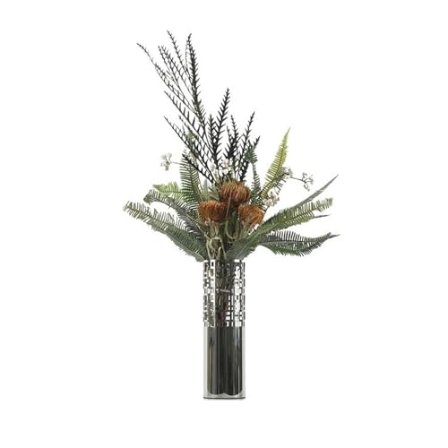 Product: artificial flowers Fashion high quality simulation flower decoration indoor home decor entrance bedroom decoration artificial flower bouquet Artificial flowers with vase