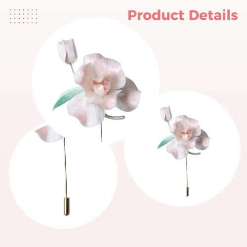 Silky Flower Store Handmade Silk Iris Brooch, Cultural Heritage Cheongsam Suit Coat Accessory, Mulberry Silk Flower Pin, 11cm 1 1 Product: Silk Brooch, Iris, Cultural Heritage, Handmade, Mulberry, Cheongsam Suit Coat Accessory