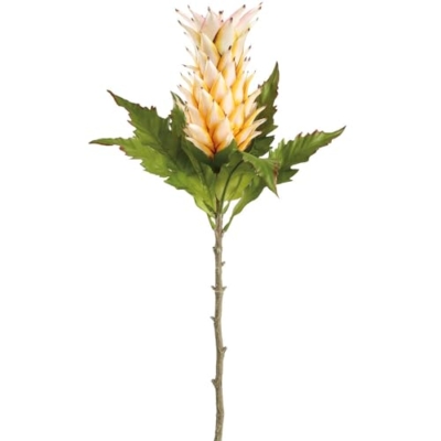 Product: SilksAreForever 30" Bromeliad Artificial Flower Stem -Light Yellow (Pack of 12)