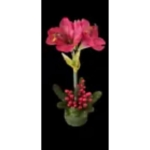 Product: Amaryllis Christmas Decoration Red Artificial Flowers