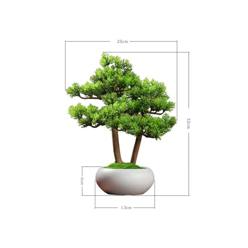 Silky Flower Store Artificial Bonsai Tree, Chinese Feng Shui Desktop Decorative Office Plant, White 20.5cm 1 1 Product: MOOWI Artificial Bonsai Tree Chinese Feng Shui Artificial Bonsai Tree Ornaments Office Desktop Landscaping Fake Green Plants Decorative Artificial Trees Plants(White)