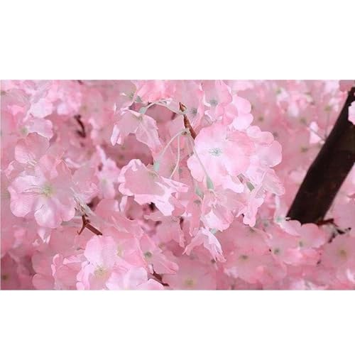 Product: Handmade Light Pink Cherry Tree, Large Artificial Cherry Tree, with Blossom Branches Handmade, Realistic Flowers, for Indoor Outdoor Home Office Party Wedding,001,2.0x1.0m/6.6x3.2f