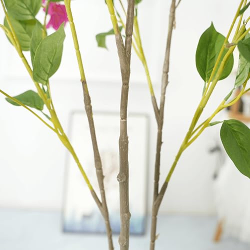 Product: dainslef Artificial Bougainvillea Tree, 5FT/150cm Big Fake Bougainvillea Tree in Pot, Big Artificial Trees with Silk Flowers Indoor Plants for Home Office Garden Entryway Décor