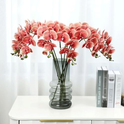 Product: DUYHBAWRS Phalaenopsis Orchid Home Decoration, Living Room Decoration, Artificial Flowers, Bonsai Decorations,(A)