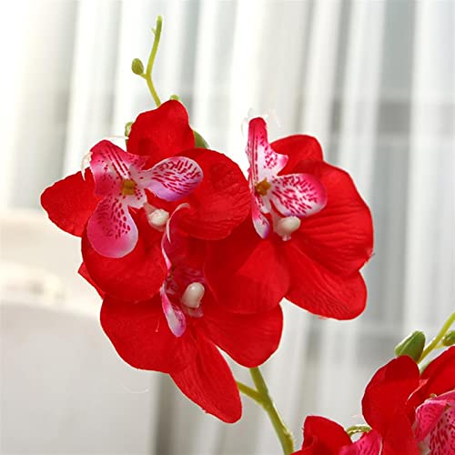 Product: GAZOGJ Artificial Tree Fake Potted Plant No Watering Butterfly Orchid Table Decoration Faux Silk Plants Pot Ornament Fake Flowers Artificial Bonsai Tree,C
