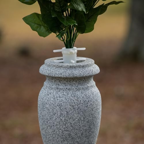 Product: Jucgghk Vivid and Realistic Floral Art Multi Color Rose Bud Cemetery Saddle and Flower Arrangement Set,Artificial 1 Saddle and 2 Bouquets for Gravesite(NO VASE)