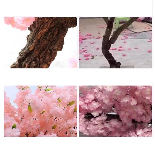 Product: Handmade Light Pink Cherry Tree, Artificial Cherry Blossom Tree, with Blossom Branches, Cherry Tree for Wedding Event Indoor Outdoor Party Restaurant Mall Decoration,001,1.2x1.0m/3.9x3.2ft