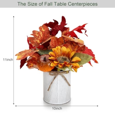 Silky Flower Store Wedding Bridesmaid Bouquets, Artificial Fall Flower Table Centerpieces, Coordinated Faux Floral Decor, 32.5cm 13 13 Product: DIYDOFUN Set of 6 Wedding Bridesmaid Bouquets & 6pcs Artificial Fall Flower Table Centerpieces